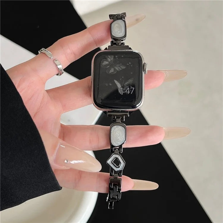 For Apple Watch 10 46mm / Ultra 2 / Ultra 49mm / 9 8 7 45mm / SE (2023) SE (2022) SE 6 5 4 44mm / 3 2 1 42mm Zinc Alloy Watch Band