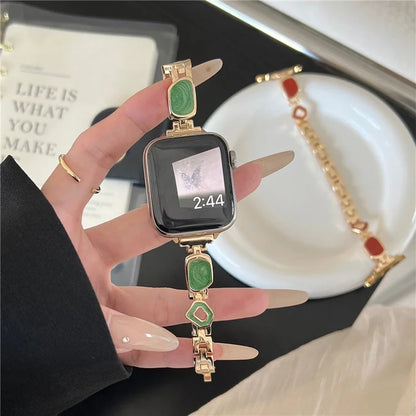 For Apple Watch 10 46mm / Ultra 2 / Ultra 49mm / 9 8 7 45mm / SE (2023) SE (2022) SE 6 5 4 44mm / 3 2 1 42mm Zinc Alloy Watch Band
