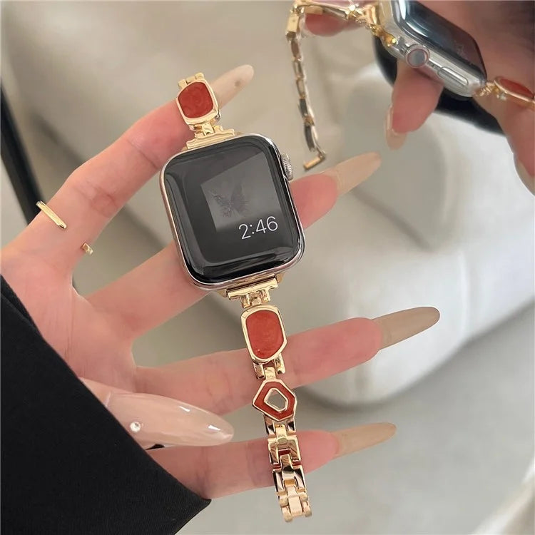 For Apple Watch 10 46mm / Ultra 2 / Ultra 49mm / 9 8 7 45mm / SE (2023) SE (2022) SE 6 5 4 44mm / 3 2 1 42mm Zinc Alloy Watch Band