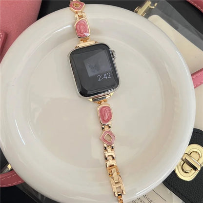 For Apple Watch 10 46mm / Ultra 2 / Ultra 49mm / 9 8 7 45mm / SE (2023) SE (2022) SE 6 5 4 44mm / 3 2 1 42mm Zinc Alloy Watch Band