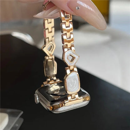 For Apple Watch 10 46mm / Ultra 2 / Ultra 49mm / 9 8 7 45mm / SE (2023) SE (2022) SE 6 5 4 44mm / 3 2 1 42mm Zinc Alloy Watch Band