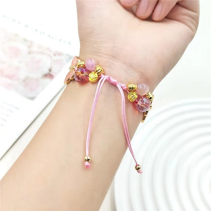 For Apple Watch 10 46mm / Ultra 2 / Ultra 49mm / 9 8 7 45mm / SE (2023) SE (2022) SE 6 5 4 44mm / 3 2 1 42mm Butterfly Beads Rope Watch Band