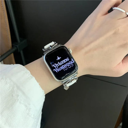 For Apple Watch 10 46mm / Ultra 2 / Ultra 49mm / 9 8 7 45mm / SE (2023) SE (2022) SE 6 5 4 44mm / 3 2 1 42mm Denim Watch Strap