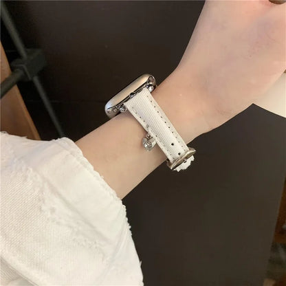For Apple Watch 10 46mm / Ultra 2 / Ultra 49mm / 9 8 7 45mm / SE (2023) SE (2022) SE 6 5 4 44mm / 3 2 1 42mm Denim Watch Strap