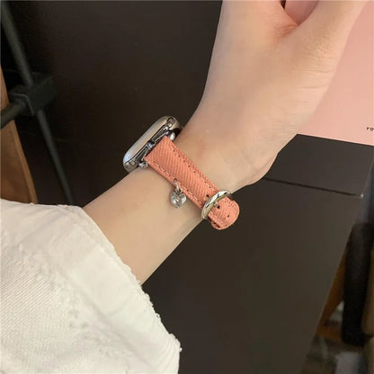 For Apple Watch 10 46mm / Ultra 2 / Ultra 49mm / 9 8 7 45mm / SE (2023) SE (2022) SE 6 5 4 44mm / 3 2 1 42mm Denim Watch Strap