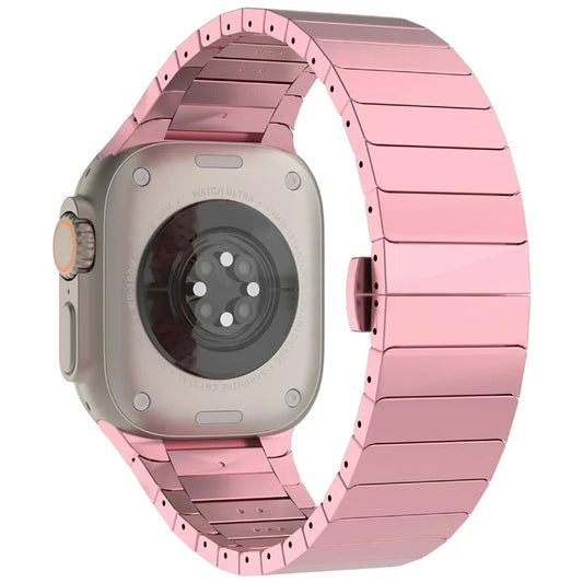 For Apple Watch Series 10 42mm / 9 8 7 41mm / SE (2023) SE (2022) SE 6 5 4 40mm / 3 2 1 38mm Zinc Alloy Band Replacement Men Watch Strap