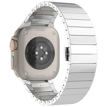 For Apple Watch Series 10 42mm / 9 8 7 41mm / SE (2023) SE (2022) SE 6 5 4 40mm / 3 2 1 38mm Zinc Alloy Band Replacement Men Watch Strap