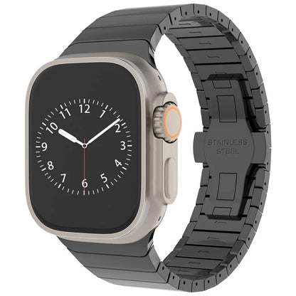 For Apple Watch Series 10 42mm / 9 8 7 41mm / SE (2023) SE (2022) SE 6 5 4 40mm / 3 2 1 38mm Zinc Alloy Band Replacement Men Watch Strap