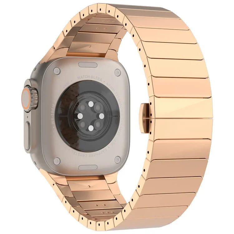 For Apple Watch Series 10 42mm / 9 8 7 41mm / SE (2023) SE (2022) SE 6 5 4 40mm / 3 2 1 38mm Zinc Alloy Band Replacement Men Watch Strap