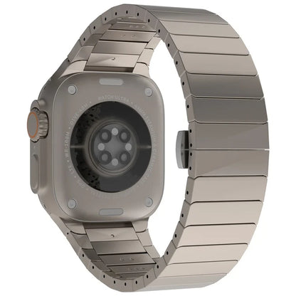 For Apple Watch Series 10 42mm / 9 8 7 41mm / SE (2023) SE (2022) SE 6 5 4 40mm / 3 2 1 38mm Zinc Alloy Band Replacement Men Watch Strap