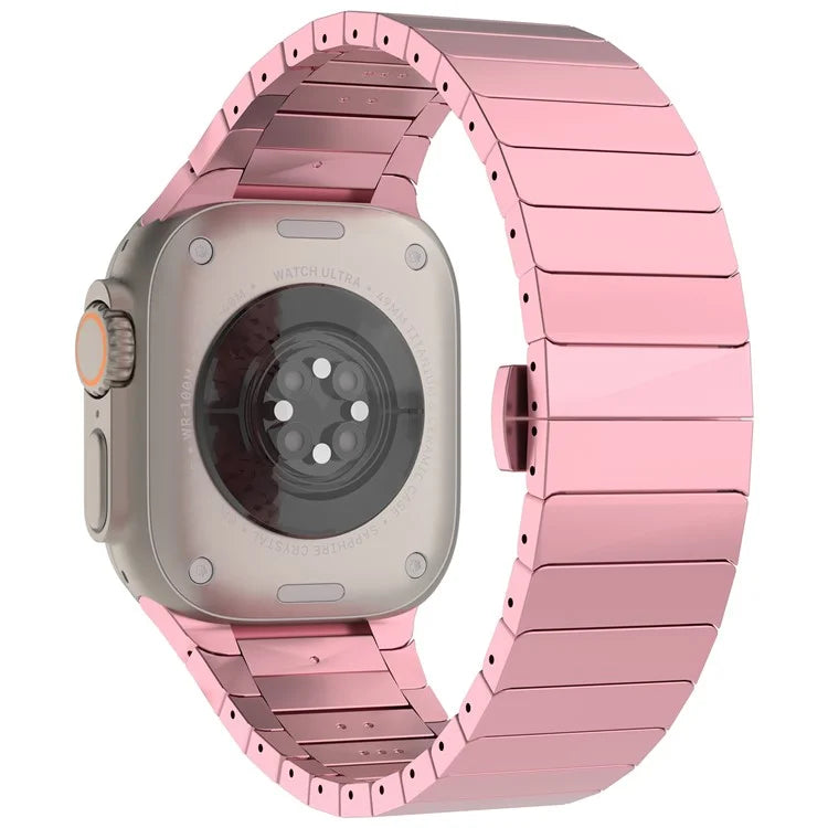 For Apple Watch 10 46mm / Ultra 2 / Ultra 49mm / 9 8 7 45mm / SE (2023) SE (2022) SE 6 5 4 44mm / 3 2 1 42mm Zinc Alloy Men Watch Strap