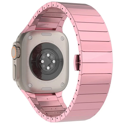 For Apple Watch 10 46mm / Ultra 2 / Ultra 49mm / 9 8 7 45mm / SE (2023) SE (2022) SE 6 5 4 44mm / 3 2 1 42mm Zinc Alloy Men Watch Strap