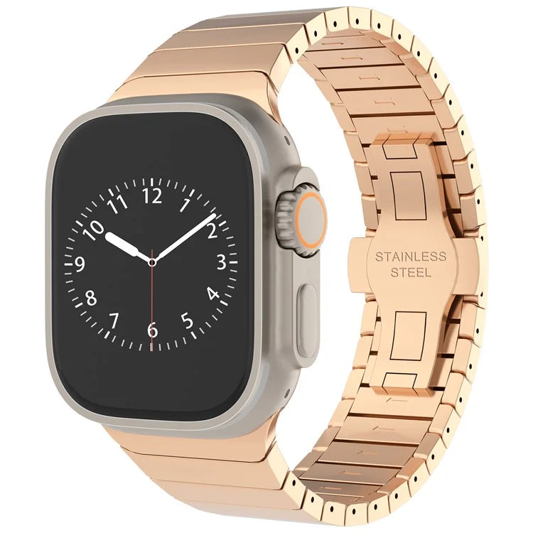 For Apple Watch 10 46mm / Ultra 2 / Ultra 49mm / 9 8 7 45mm / SE (2023) SE (2022) SE 6 5 4 44mm / 3 2 1 42mm Zinc Alloy Men Watch Strap
