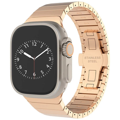 For Apple Watch 10 46mm / Ultra 2 / Ultra 49mm / 9 8 7 45mm / SE (2023) SE (2022) SE 6 5 4 44mm / 3 2 1 42mm Zinc Alloy Men Watch Strap