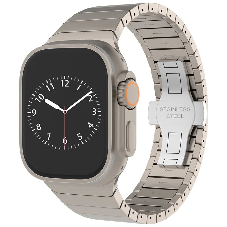 For Apple Watch 10 46mm / Ultra 2 / Ultra 49mm / 9 8 7 45mm / SE (2023) SE (2022) SE 6 5 4 44mm / 3 2 1 42mm Zinc Alloy Men Watch Strap