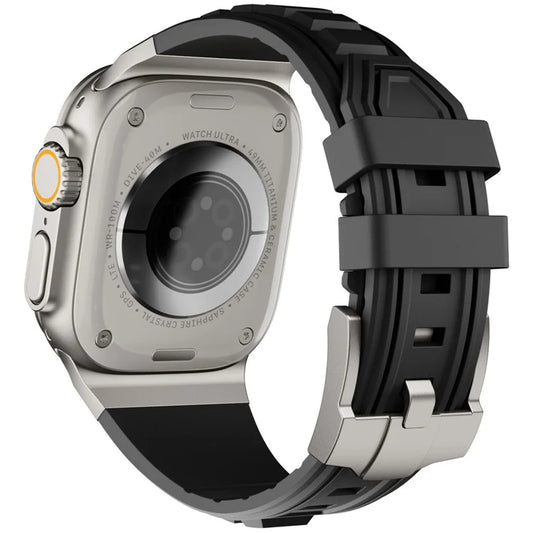 For Apple Watch 10 46mm / Ultra 2 / Ultra 49mm / 9 8 7 45mm / SE (2023) SE (2022) SE 6 5 4 44mm / 3 2 1 42mm Adjustable Strap Silicone Band