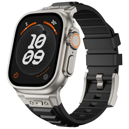 For Apple Watch 10 46mm / Ultra 2 / Ultra 49mm / 9 8 7 45mm / SE (2023) SE (2022) SE 6 5 4 44mm / 3 2 1 42mm Adjustable Strap Silicone Band