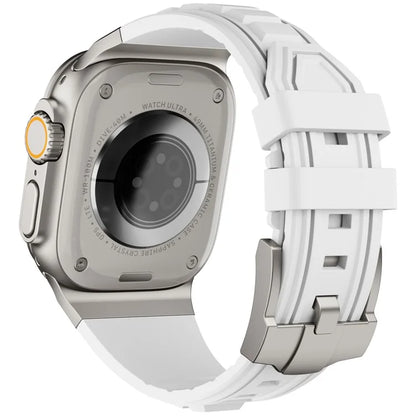 For Apple Watch 10 46mm / Ultra 2 / Ultra 49mm / 9 8 7 45mm / SE (2023) SE (2022) SE 6 5 4 44mm / 3 2 1 42mm Adjustable Strap Silicone Band