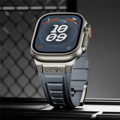 For Apple Watch 10 46mm / Ultra 2 / Ultra 49mm / 9 8 7 45mm / SE (2023) SE (2022) SE 6 5 4 44mm / 3 2 1 42mm Adjustable Strap Silicone Band