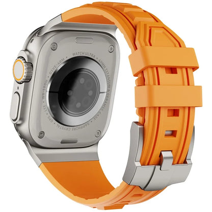 For Apple Watch 10 46mm / Ultra 2 / Ultra 49mm / 9 8 7 45mm / SE (2023) SE (2022) SE 6 5 4 44mm / 3 2 1 42mm Adjustable Strap Silicone Band