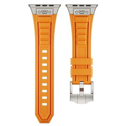 For Apple Watch 10 46mm / Ultra 2 / Ultra 49mm / 9 8 7 45mm / SE (2023) SE (2022) SE 6 5 4 44mm / 3 2 1 42mm Adjustable Strap Silicone Band