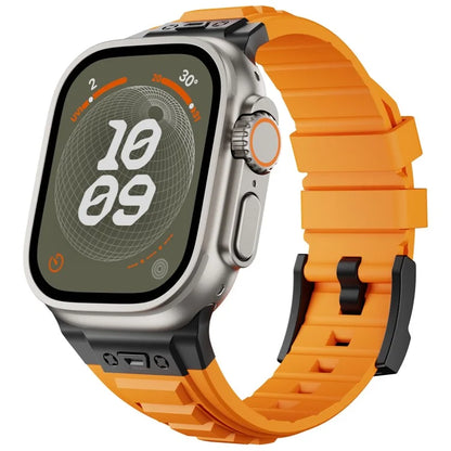 For Apple Watch 10 46mm / Ultra 2 / Ultra 49mm / 9 8 7 45mm / SE (2023) SE (2022) SE 6 5 4 44mm / 3 2 1 42mm Adjustable Strap Silicone Band