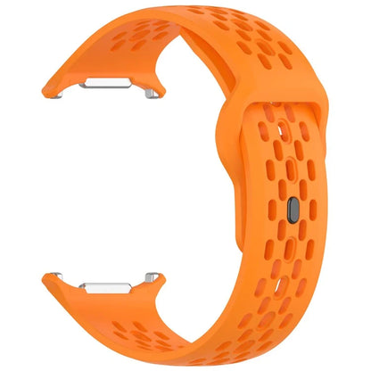 For Samsung Galaxy Watch Ultra 47mm Fluororubber Watch Band Multiple Holes Breathable Strap