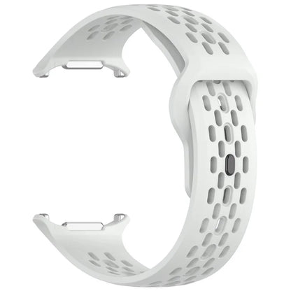 For Samsung Galaxy Watch Ultra 47mm Fluororubber Watch Band Multiple Holes Breathable Strap