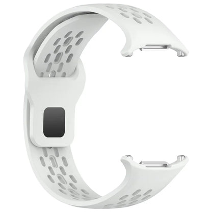 For Samsung Galaxy Watch Ultra 47mm Fluororubber Watch Band Multiple Holes Breathable Strap