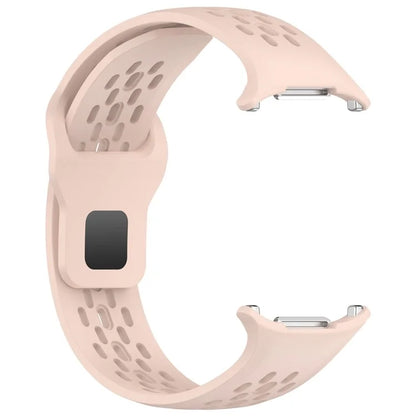 For Samsung Galaxy Watch Ultra 47mm Fluororubber Watch Band Multiple Holes Breathable Strap