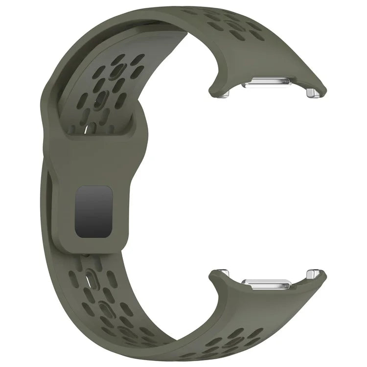 For Samsung Galaxy Watch Ultra 47mm Fluororubber Watch Band Multiple Holes Breathable Strap