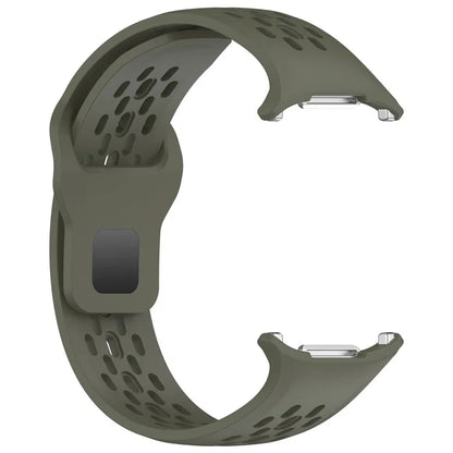 For Samsung Galaxy Watch Ultra 47mm Fluororubber Watch Band Multiple Holes Breathable Strap