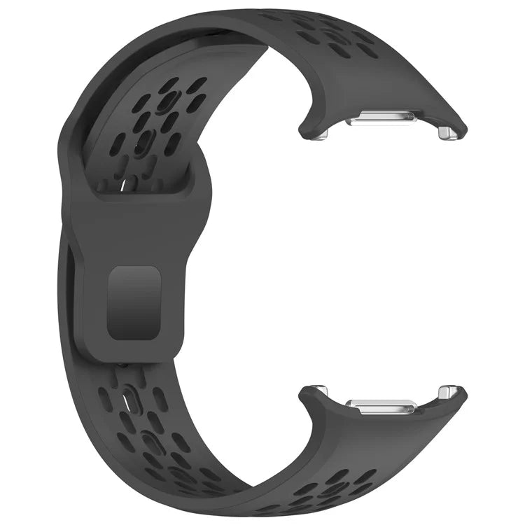 For Samsung Galaxy Watch Ultra 47mm Fluororubber Watch Band Multiple Holes Breathable Strap