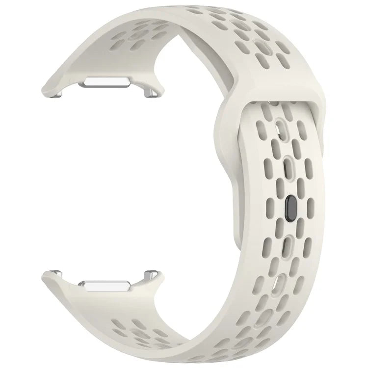 For Samsung Galaxy Watch Ultra 47mm Fluororubber Watch Band Multiple Holes Breathable Strap