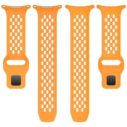 For Samsung Galaxy Watch Ultra 47mm Fluororubber Watch Band Multiple Holes Breathable Strap