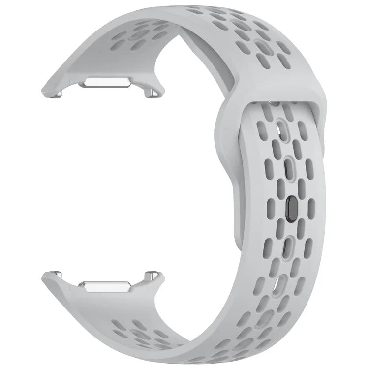 For Samsung Galaxy Watch Ultra 47mm Fluororubber Watch Band Multiple Holes Breathable Strap
