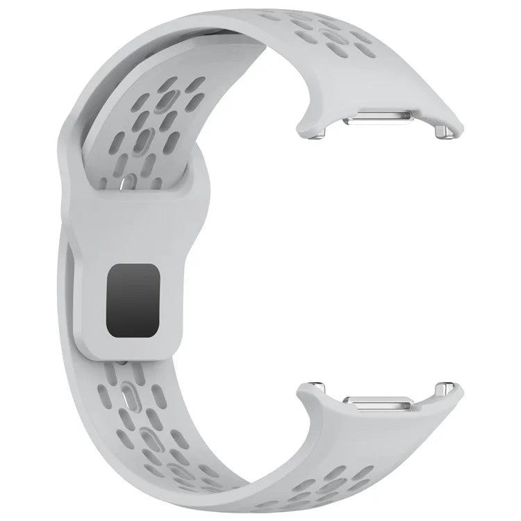 For Samsung Galaxy Watch Ultra 47mm Fluororubber Watch Band Multiple Holes Breathable Strap