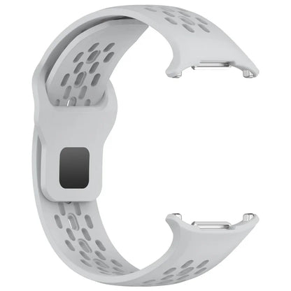 For Samsung Galaxy Watch Ultra 47mm Fluororubber Watch Band Multiple Holes Breathable Strap