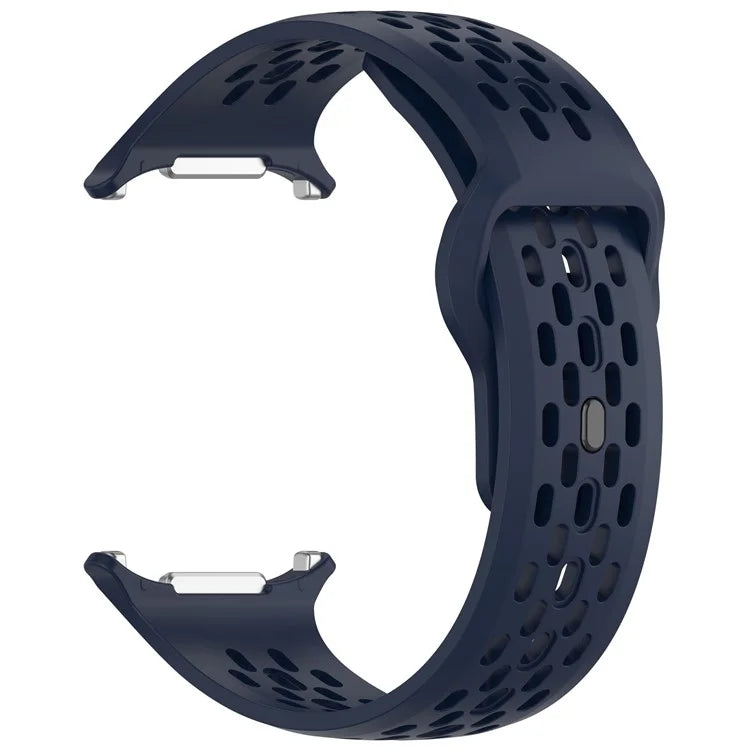 For Samsung Galaxy Watch Ultra 47mm Fluororubber Watch Band Multiple Holes Breathable Strap