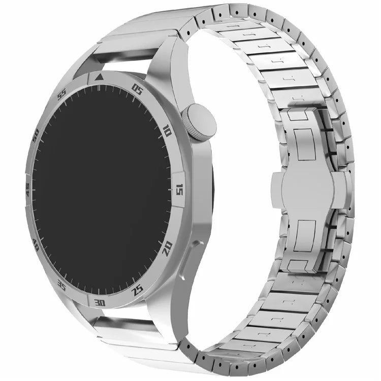 For Huawei Watch 4 / 4 Pro / GT 4 46mm Replacement Watch Strap 22mm Magnetic Buckle Zinc Alloy Band