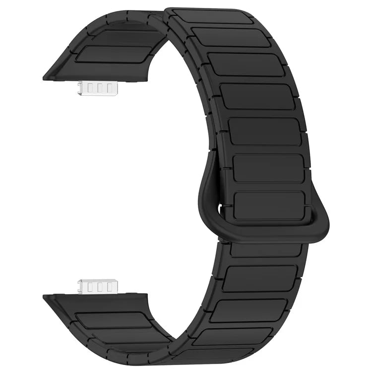 For Huawei Watch Fit 3 Dual Color Replacement Band Magnetic Silicone Watch Strap