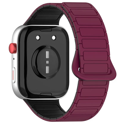 For Huawei Watch Fit 3 Dual Color Replacement Band Magnetic Silicone Watch Strap