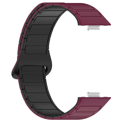 For Huawei Watch Fit 3 Dual Color Replacement Band Magnetic Silicone Watch Strap