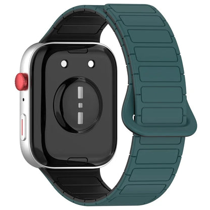 For Huawei Watch Fit 3 Dual Color Replacement Band Magnetic Silicone Watch Strap