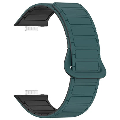 For Huawei Watch Fit 3 Dual Color Replacement Band Magnetic Silicone Watch Strap