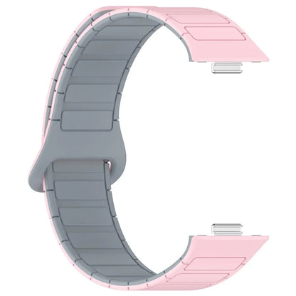 For Huawei Watch Fit 3 Dual Color Replacement Band Magnetic Silicone Watch Strap