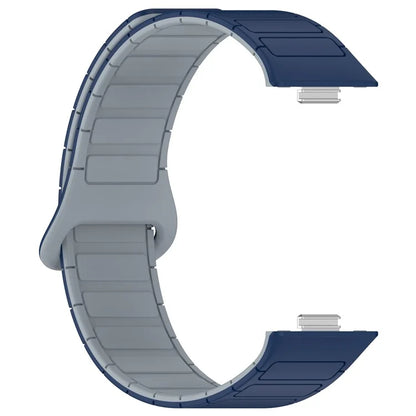 For Huawei Watch Fit 3 Dual Color Replacement Band Magnetic Silicone Watch Strap