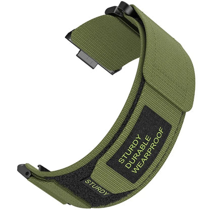 For Huawei Watch Fit 3 Sports Wrist Strap Magic Tape Nylon Watch Band