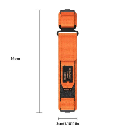 For Huawei Watch Fit 3 Sports Wrist Strap Magic Tape Nylon Watch Band
