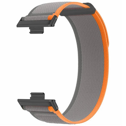 For Huawei Watch Fit 3 Nylon Watch Band Adjustable Loop Fastener Strap